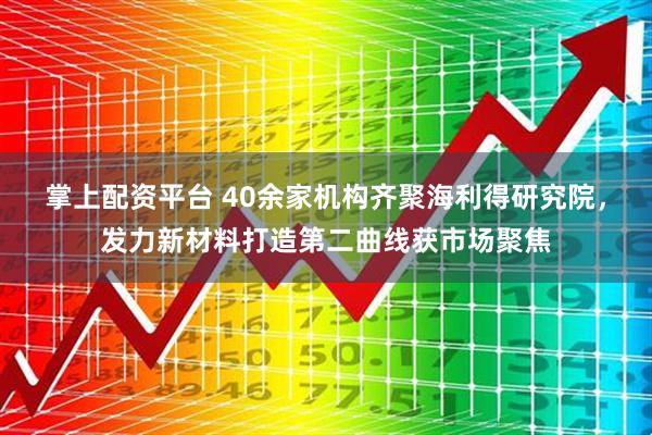 掌上配资平台 40余家机构齐聚海利得研究院，发力新材料打造第二曲线获市场聚焦